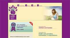 Desktop Screenshot of breastfeedingsupportnet.com